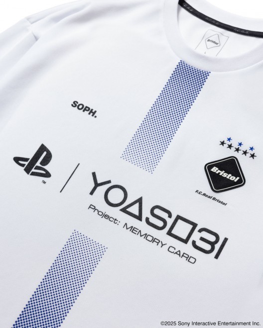 YOASOBI, PlayStation, and SOPH.’s F.C.Real Bristol unveil collaborative jersey inspired by PlayStation 5, marking the release of “PLAYERS” and PlayStation’s 30th anniversary.